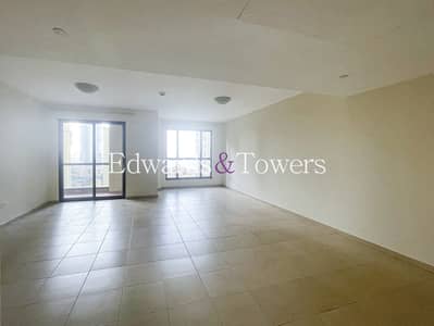 3 Bedroom Apartment for Rent in Jumeirah Beach Residence (JBR), Dubai - Unfurnished | Spacious | Partial Sea View