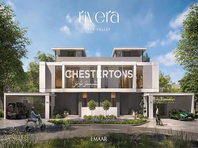 4 Bedroom Villa for Sale in The Valley by Emaar, Dubai - 4 Bedroom Semi Detached Villa | Rivera- The valley by Emaar