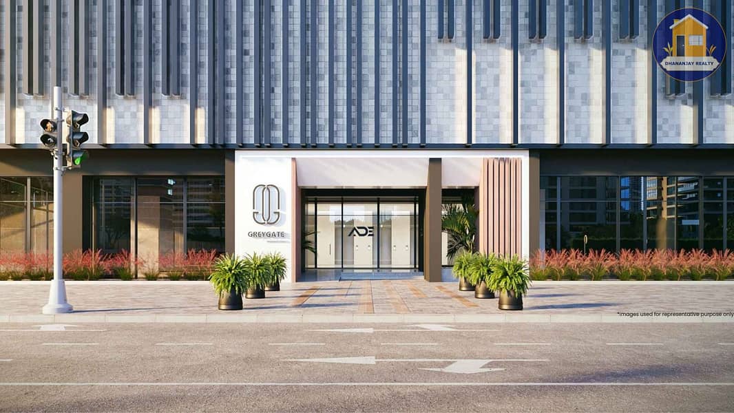 Entrance to Greygate Residences by ADE in JVC. jpg Entrance to Greygate Residences by ADE in JVC. jpg