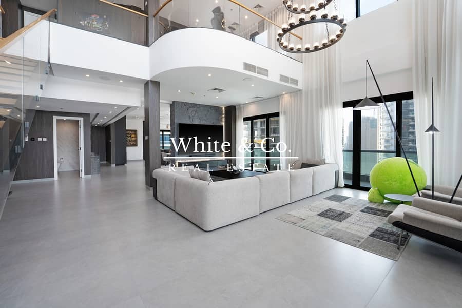 位于迪拜码头，皇家海洋塔楼 4 卧室的顶楼公寓 950000 AED - 6968484
