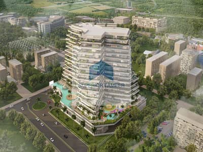 阿尔扬街区， 迪拜 2 卧室公寓待售 - Aerial Daytime. jpg