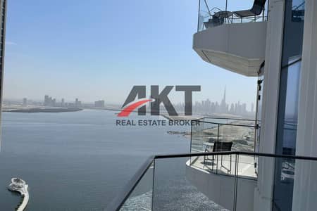 1 Bedroom Flat for Sale in Dubai Creek Harbour, Dubai - FURNISHED 1 BR WITH PARTIAL SEA AND BURJ VIEW