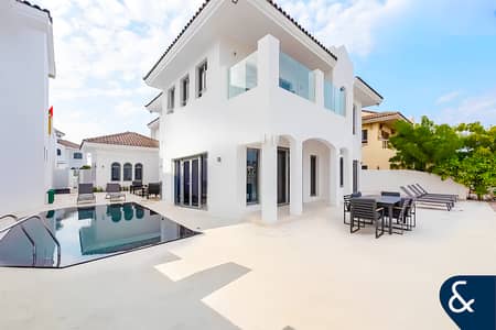 4 Bedroom Villa for Rent in Palm Jumeirah, Dubai - High Number | Upgraded | Skyline Views