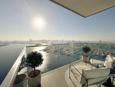 3 Bedroom Apartment for Sale in Dubai Creek Harbour, Dubai - Upgraded with design | High Floor | Skyline View