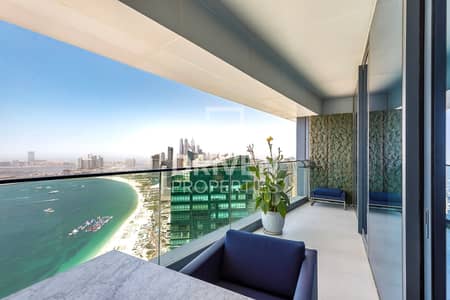 2 Bedroom Apartment for Sale in Jumeirah Beach Residence (JBR), Dubai - Modern Apt | High Floor | Palm and Sea View