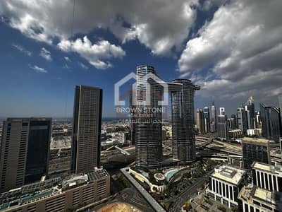 2 Bedroom Apartment for Rent in Downtown Dubai, Dubai - High Floor || Furnished || Sea View || Vacant