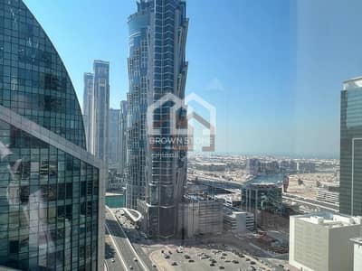 Office for Rent in Business Bay, Dubai - Vacant | Glass Partitioned | On High Floor