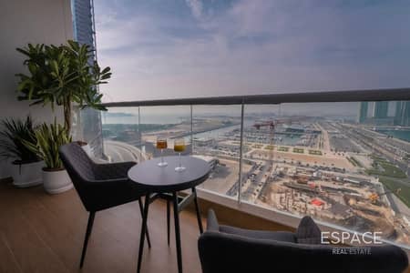 2 Bedroom Flat for Rent in Dubai Marina, Dubai - Fully Remodeled | Sea View | 2 + Study