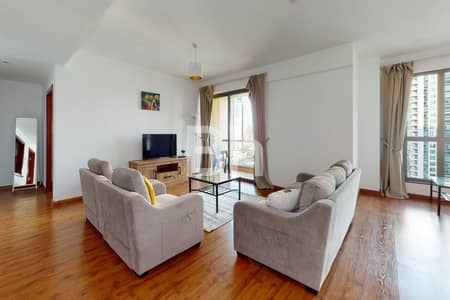 2 Bedroom Apartment for Rent in Jumeirah Beach Residence (JBR), Dubai - Upgraded | Furnished | Big Layout | Marina View