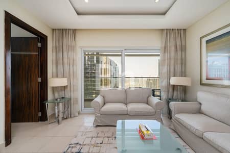 2 Bedroom Apartment for Rent in Jumeirah Lake Towers (JLT), Dubai - Furnished | High Floor | Close to Metro