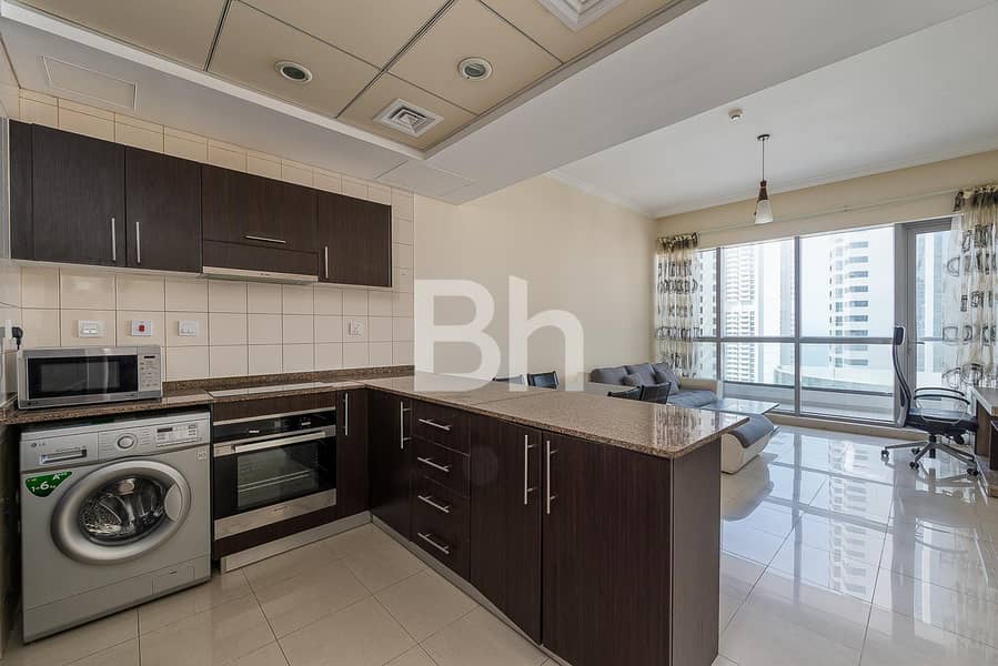 位于迪拜码头，湾区中心，湾区中心西 1 卧室的公寓 87000 AED - 11249191