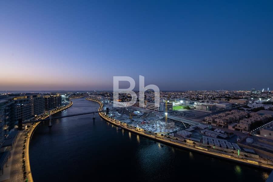 Top Floor | Full Canal and Burj Al Arab Views