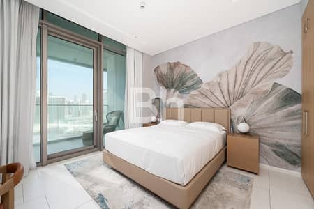 1 Bedroom Flat for Rent in Business Bay, Dubai - Furnished Duplex | 6 Cheques | Burj Khalifa View