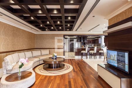 4 Bedroom Penthouse for Rent in Jumeirah Beach Residence (JBR), Dubai - Pvt Pool| Maids| Serviced Penthouse |Sea View