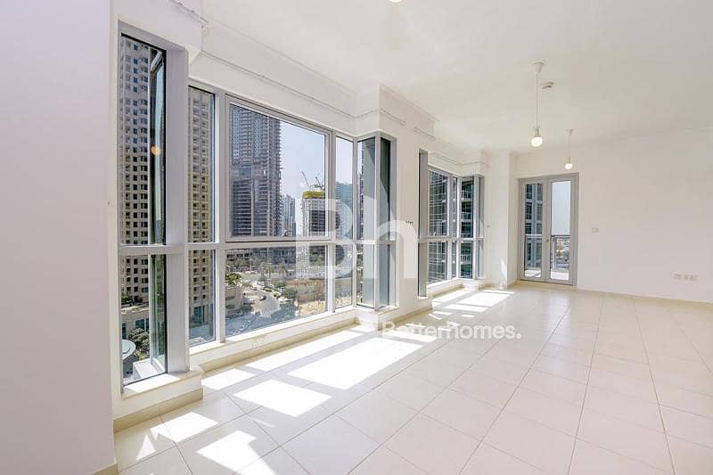Spacious 1BR | Prime Downtown | Unfurnished