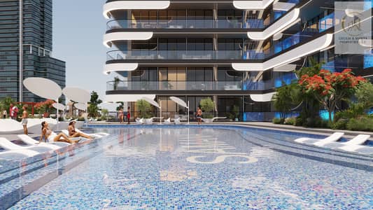 2 Cпальни Апартаменты Продажа в Дубай Продакшн Сити, Дубай - pool1.0060. jpg