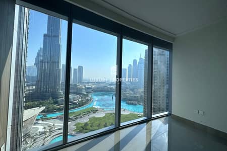 2 Bedroom Flat for Rent in Downtown Dubai, Dubai - Spacious | Full Burj and Fountain View |High floor