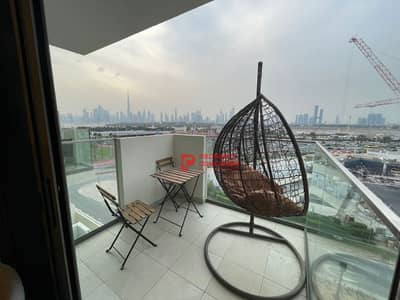 Studio for Rent in Al Jaddaf, Dubai - Stunning High-Floor Studio with Burj Khalifa View