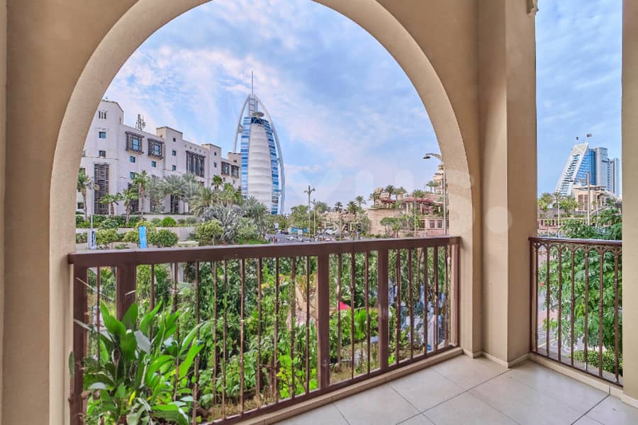 Burj Al Arab View | Unfurnished | High Ceiling Burj Al Arab View | Unfurnished | High Ceiling
