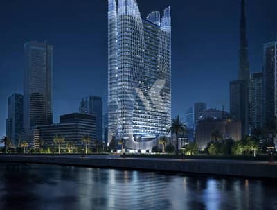 Студия Продажа в Бизнес Бей, Дубай - 201_Night_Canal_View copy-1. jpg