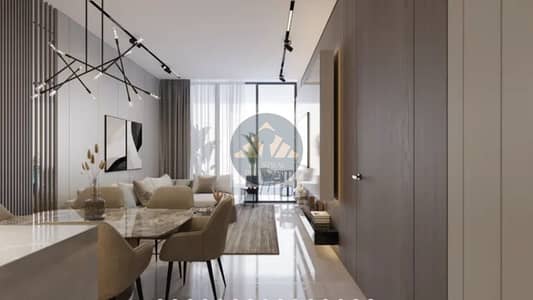 马岩街区， 迪拜 单身公寓待售 - dining living room. jpg