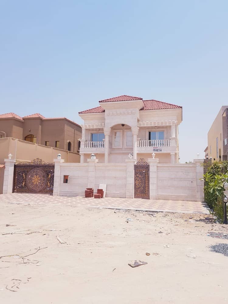 For sale a villa with free ownership inside Ajman faced stone