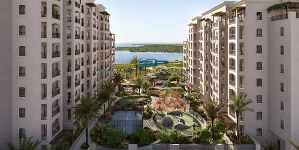 شقة 2 غرفة نوم للبيع في جزيرة ياس، أبوظبي - aldar_ansam2_cgi58_podium_02. jpg