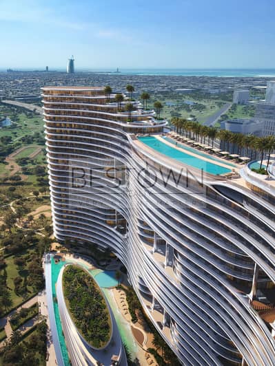 شقة 1 غرفة نوم للبيع في الخليج التجاري، دبي - Aquarise Exterior-5. jpg