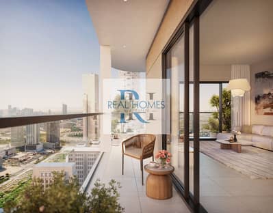 2 Cпальни Апартаменты Продажа в Джумейра Вилладж Серкл (ДЖВС), Дубай - Cello_Balcony_High Resolution. jpg