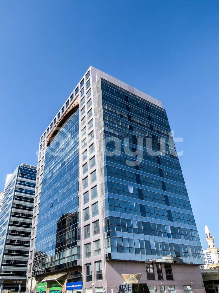 BIG OFFICE FOR RENT IN ABU DHABI WITH PARKING! TAWTHEEQ READY .