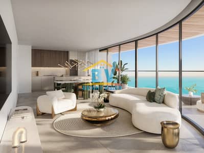 1 Спальня Апартаменты Продажа в Яс Айленд, Абу-Даби - Sea La Vie_Two bedroom_Living room. jpg