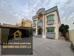 للايجار فيلا في منطقة المويهات عجمان     5 غرف ماستر ومجلس وصالة     ومطبخ تحضيري