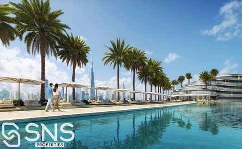 1 Спальня Апартамент Продажа в Бизнес Бей, Дубай - Aquarise Exterior-9. jpg