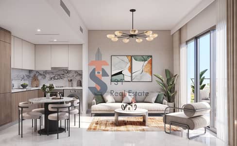 1 Bedroom Apartment for Sale in Dubai Studio City, Dubai - Studio city Living Room01. jpg
