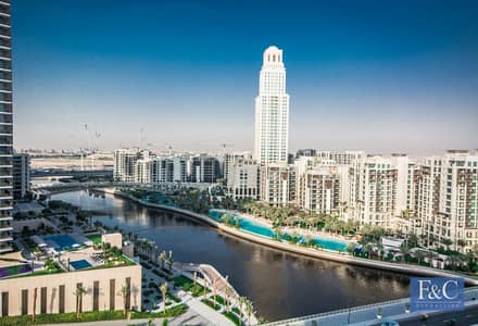 1 Bedroom Apartment for Sale in Dubai Creek Harbour, Dubai - Unfurnished | Mid Floor | Canal View