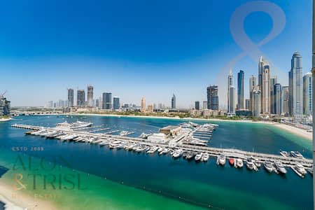 2 Bedroom Apartment for Sale in Dubai Harbour, Dubai - Private Beach | Furnished 2 BR | Full Sea View