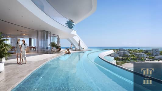 3 Bedroom Flat for Sale in Al Marjan Island, Ras Al Khaimah - OYSTRA 360 POOL 01. jpg