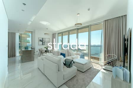 2 Bedroom Apartment for Rent in Dubai Harbour, Dubai - Rare Corner Unit | Full Palm View | Fully Upgraded