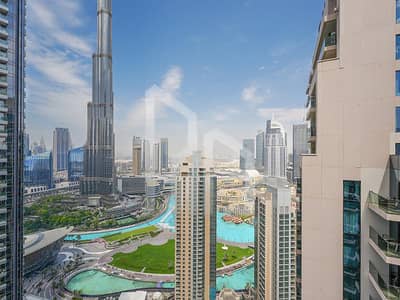 3 Bedroom Flat for Sale in Downtown Dubai, Dubai - Full Burj Khalifa and Fountain View | Furnished