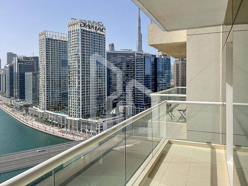 Canal and Burj Khalifa View | High Floor | Kitchen Equipped Canal and Burj Khalifa View | High Floor | Kitchen Equipped