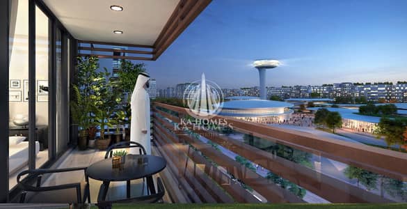 1 Bedroom Apartment for Sale in Aljada, Sharjah - Misk_Gallery2 logoKA. jpg