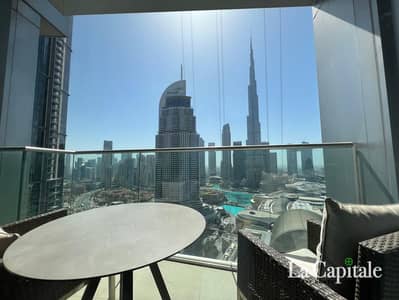 2 Bedroom Flat for Rent in Downtown Dubai, Dubai - Best Layout | Furnished | Full Burj Khalifa View