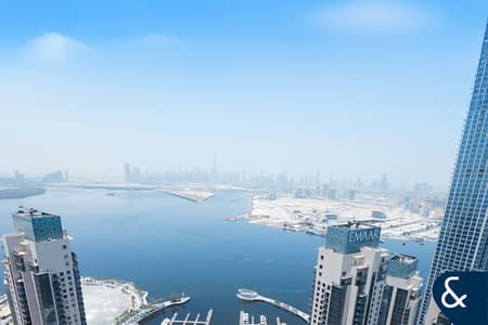 4 Bedroom Flat for Sale in Dubai Creek Harbour, Dubai - Vacant | Penthouse | Water and Burj Views