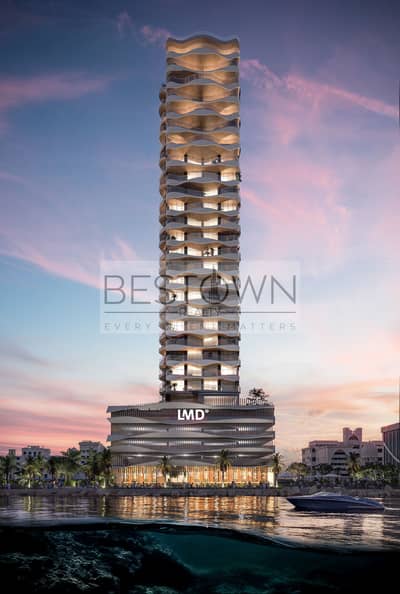 3 Cпальни Апартаменты Продажа в Дубай Морской Город, Дубай - Render_ThePierResidence_HeroNight_Rev01. jpg