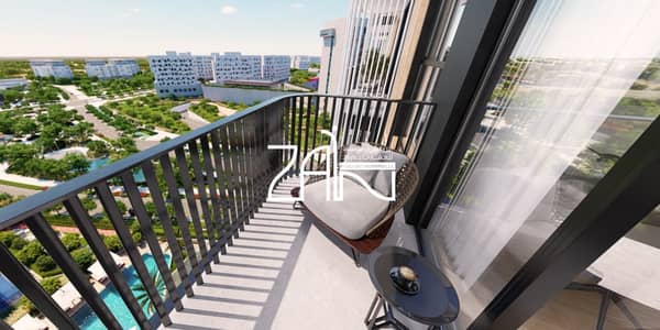 2 Bedroom Flat for Sale in Saadiyat Island, Abu Dhabi - 2BR+Maids Room Featuring 2 Balconies and Pool View