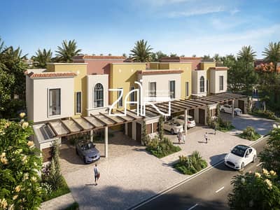 3 Bedroom Townhouse for Sale in Yas Island, Abu Dhabi - End Unit Single Row  Luxury and Modern 3BR+Maid