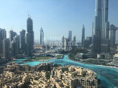 شقة 1 غرفة نوم للبيع في وسط مدينة دبي، دبي - Exclusive! Full Fountain and Burj View High Floor شقة 1 غرفة نوم للبيع في وسط مدينة دبي، دبي - Exclusive! Full Fountain and Burj View High Floor