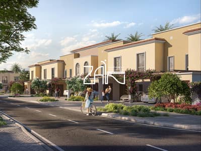 4 Bedroom Villa for Sale in Yas Island, Abu Dhabi - Luxury End Unit-Double Row Excellent Investment