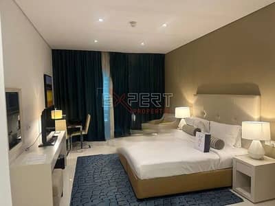 Studio for Rent in Business Bay, Dubai - Furnished Studio | High Floor | pool View