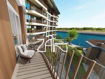 1 Bedroom Apartment for Sale in Yas Island, Abu Dhabi - Lotus-High Floor 1BR+Balcony with Full Canal View